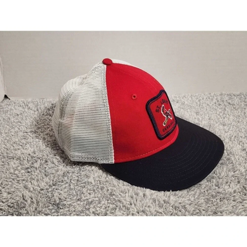 New Era 9FIFTY St Louis Cardinals MLB Patch Low‎ Profile Mesh Snapback Hat NWT